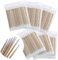 600 Pezzi Tamponi di Cotone Appuntiti,Cotton Fioc Make Up,Bastoncini da tampone in Cotone,Micro Pennelli Applicatori Ciglia,Manico in Legno,per Tatuaggio,Sopracciglia,Bellezza,Trucco,Unghie