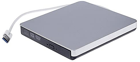 Jemora USB 3.0 Ultra-thin External Optical Drive CD-RW DVD-RW Writer Drive CD/DVD Player Portable DVD Recorder for Windows/Mac OS