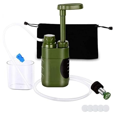 CBPNEISEK Portable Water Purifier Water Bottle Direct Drinking Portable Water Filter Outdoor Water Filter for Camping Hiking Emergency /2615