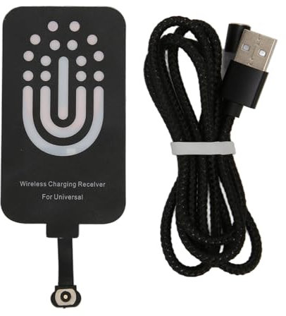 Caricabatterie Infinito, Caricabatterie Universale Ultra Sottile Tipo C Ricevitore di Ricarica 1000Ma Super Presto 10W per Telefoni Cellulari Adattatore USB per Telefono Compatibil
