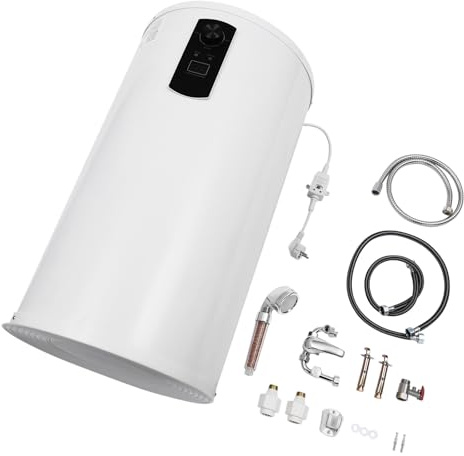 Caldaia elettrica per acqua calda, scaldabagno elettrico a LED, schermo elettrico, per acqua calda, 70 l