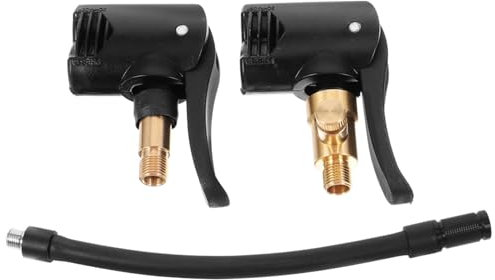 Supvox 2 Stück Autoventil Adapter Luftpumpe Gewinde-düse Motorrad Fahrrad Ventil Umrüstsatz Mit Schlauch Leichter Tragbarer Schnellverbinder Für Vielseitige Einsatzbereiche