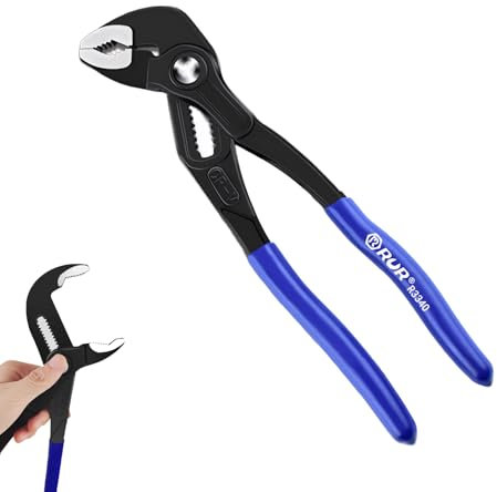 VINSPIRE Water Pump Pliers, 200mm Pliers Wrench, Max Jaw 68mm (Double), 35mm (Single)，Quick Multi-Function Adjustable Wrench, for Home Repair, Gripping, Nuts, Bolts, Pipe & Fittings
