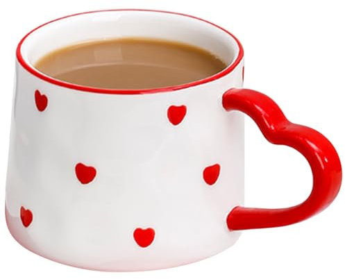 Garneck 2 Pz boccale in ceramica bottiglia d'acqua tazze da caffè tazza di zuppa tazze da dessert tazza carina tazze cappuccino cappuccino di caffè contenitore per cappuccino