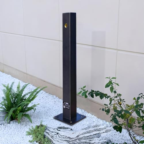 Colonna d'Acqua Verticale da Giardino in Acciaio Inox 304 - Supporto per Rubinetto Colonnina Acqua Giardino - Fontana da Giardino per Irrigazione e Lavaggio del Giardino,Without Faucet,600 * 60mm
