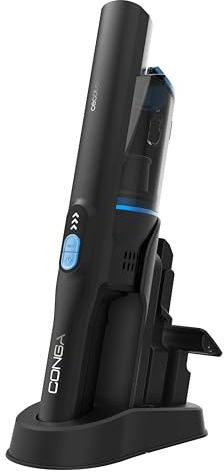 Cecotec Conga Rockstar Micro + djur trådlös handhållen dammsugare, 200 W, 20 kPa, borstlös digital motor, 40 minuter, 2 lägen, möbeltillbehör, klädsel och husdjur, stativ | Tryck 20 kPa, 2 500 mAh batteri, 16,8 V, batteritid upp till 40 minuter, tillbehör för dött hår, djur etc