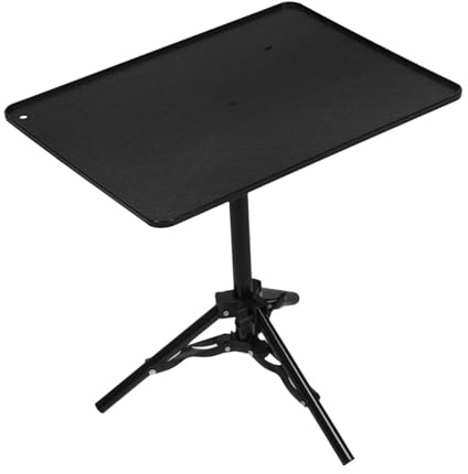 DECOMELODY Support de Projecteur Trépied Réglable 32-60cm Noir, Alliage