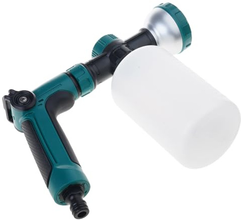 2. Spruzzatore a pressione regolabile G-un con contenitore per sapone per lavaggio auto, cura delle piante e pulizia domestica, spruzzatore per la pulizia esterna