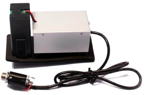 Zerodeko Gitarren Tonabnehmer Vorverstärker mit 4-Band Klangregelung 7545R für Akustische Folk Gitarre Lautstärkeregler Schwarz 2,5-MM Anschlusskabel