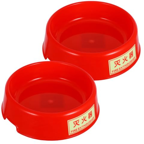 SAFIGLE Soporte Suelo Extintor de Plástico de para Resistente en Incendios Función Luminiscente para Montaje en Ambientes Públicos