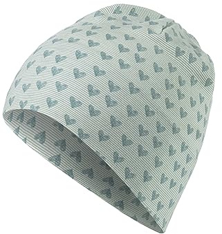 Sterntaler Mädchen Mütze Slouch-Beanie Herzen
