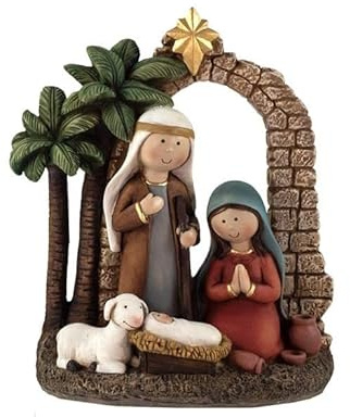 DRW Misterio Belen Infantil 1 Pieza Color Resina Pintada a Mano 16 cm