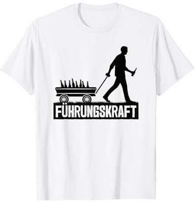 Führungskraft Vatertag Männertag Bollerwagen Bier T-Shirt