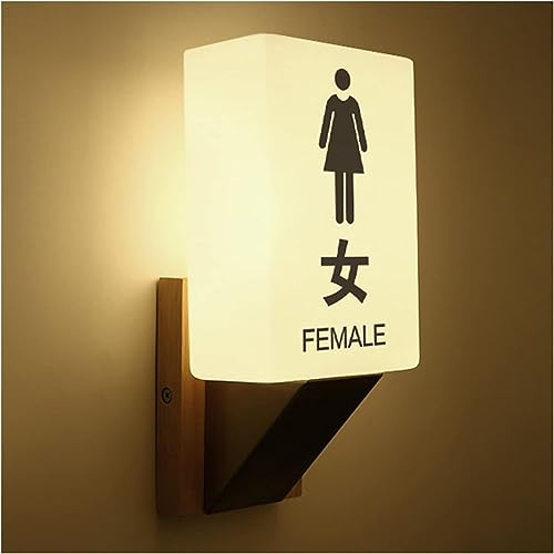 Herren- und Damen-Toilettenschilder, Toilettenschild, Toiletten-LED-Schilder, Toilettenschild mit Licht, Unisex-Männer, Frauen, männlich, weiblich, Schild, WC-Waschraum-Schild, Badezimmer, beleuchtete