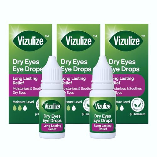 MM Dry Eyes Eye Drops 10ml – Pack of 3 | Fast Relief for Dry, Irritated & Tired Eyes | Hydrating Lubricating Eye Drops | Contact Lens Friendly | Soothing Daily Eye Care
