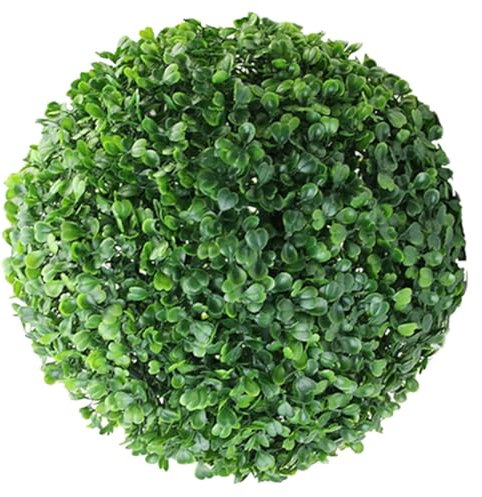 Zerodeko DIY-Verzierung Living Room Decoration wohnzimmerdeko 4 Lagen Buchsbaumkugeln Grasball-Anhänger gefälschte Pflanze Anlage Pflanzenkugeln aus grünem Gras hängender Grasball drinnen