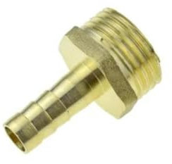 YUTBG Brass Hose Fitting 4mm 6mm 8mm 10mm 12mm 19mm Barb Tail 1/8 1/4 1/2 3/8 Thread Air Water Pipe Connector Adapter Joint-PC-32mm Barb-1I4 Thread