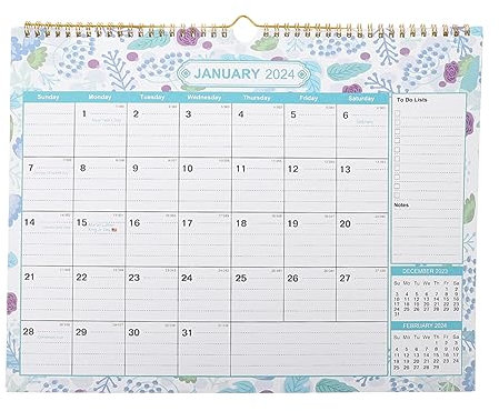 Lurrose 5stücke Englischer Monatskalender Wandkalender Für Zuhause Und Büro Monate Feiertage Handliches Design Einfach Aufzuhängen Planungshilfe Für Familie Und