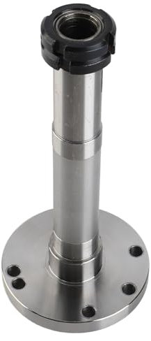 Mavaol Mini broche de tour, construction en acier 45, mise à niveau de précision pour tours 7x12 et 8x14, précision améliorée pour les amateurs et les professionnels