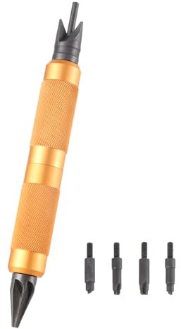 NOLOWY Trimming Reamer Tool Parts Deburring Handle Burr Scrapers Edges Cutter Burr for Coppers Tube Accessories