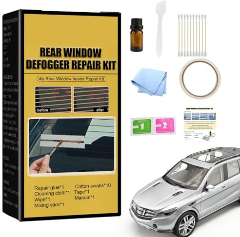 Rear Window Heater Repair Kit - Rear Defogger Grid Lines Repair Kit | Car Rear Window Defroster Repair Kit, Car Rear Window Defogger Repair Kit, Rear Window Defogger Grid Repair Kit for Cars
