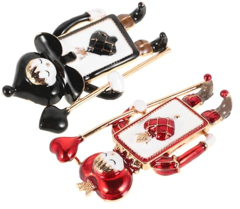OATIPHO Brosche Stifte Schmuck Magnete Perlen Reversnadel Wäscheklammern Poker-anstecknadel Hutklammer Krawattennadel Anstecknadeln Für Hüte Gold Rucksäcke Stift Binden Zinklegierung Rot