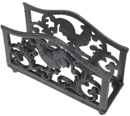 CIYODO Porta Tovaglioli Decorativo in Materiale Resistente Porta Fazzoletti Da Banco Per Cucina E Sala Relax Design Semplice E Vintage