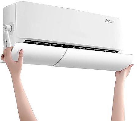 Air Conditioner Vent Diverter, Wall Mounted Deflector for Home AC, Anti-Condensation Windshield for Improved Airflow and Comfort