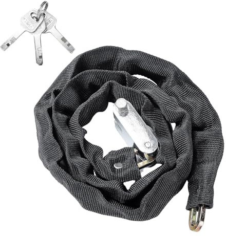 LN COZY CORNER Motorbike Locks High Security 1.2m Heavy Duty Chain and Padlock Outdoor Motorcycle Anti-Theft Chain Lock and Chain