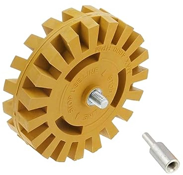SOIMISS Pneumatic Degumming Wheel Rubber Eraser Wheel Remove Sticker Adhesive Eraser for Car Tar and Glue Removal