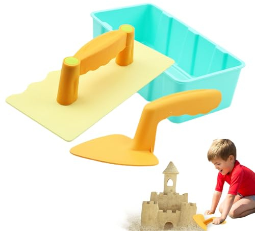 Patifirst Jeux de Construction Neige | Moules À Briques De Glace | Kit de Moules à Sable pour Hiver Plage Jardin Été Noël Extérieur - Loisirs Plage Jardin Noël