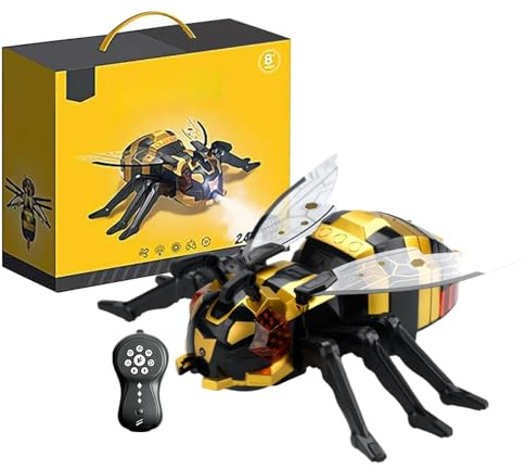 Xasbseulk Jouet de télécommande grimpant sur Les | Jouets Amusants pour avec Effets sonores, lumière et pulvérisateur | Robot Animal RC Qui Suit Le Sol | Cadeau pour et Filles