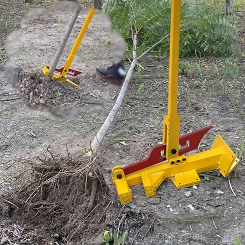 Estrattore per alberelli con bordo seghettato, infrangibile e resistente per recinzioni, per piantare e sradicare erbacce, per cortile