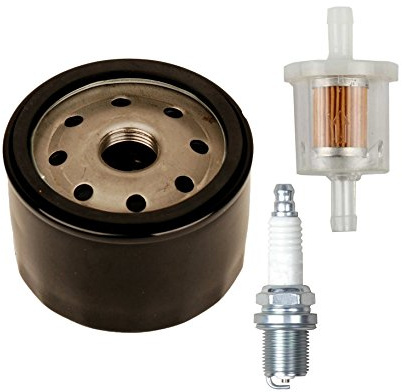 Carkio Filtre à huile avec filtre à carburant 493629 Compatible with Briggs & Stratton 492056 492932 492932S 695396 696854 795890 842921 4154