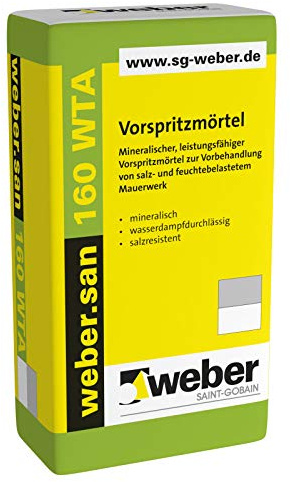 weber.san 160 WTA naturgrau, 30kg/Sack