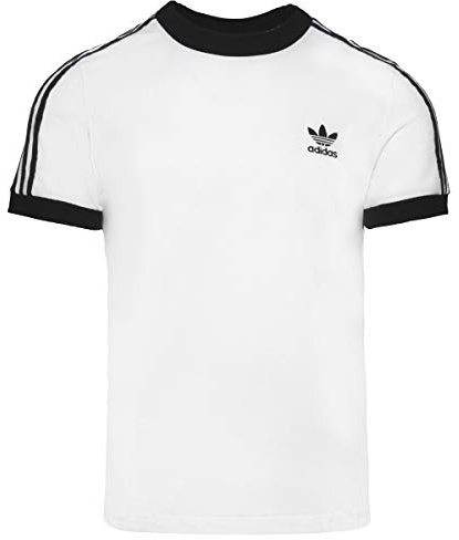 adidas Damen 3 Str Tee T-shirt, white/Black, 38