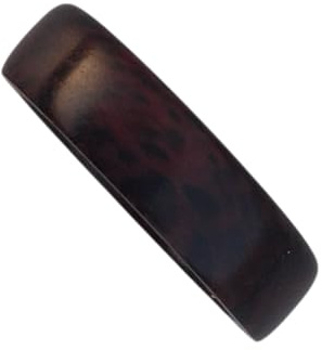 Freundschaftsringe aus Edelholz Snakewood, Dunkelbraun Schwarz
