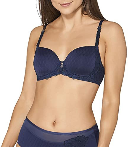 Triumph Azalea Florale Wp - Reggiseno modellato Blu (skyline (6582)) 3C