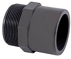jardiboutique - Embout, ø50 mm et 63 mm, fileté 2, PVC pression.