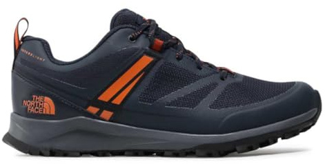 The North Face Herren Litewave Walking-Schuh, Urban Navy TNF Black, 45 EU