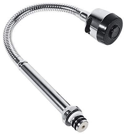Miokycl 1x 304 Acciaio Inox Girevole Beccuccio Cucina Lavello Rubinetto Raccordi Tubo Singola Maniglia di Collegamento