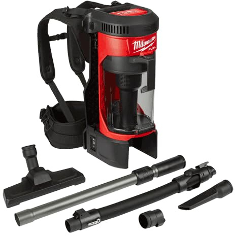 . Milwaukee M18 Fuel 3-in-1 Backpack Vacuum - No Charger, No Battery, Bare Tool Only