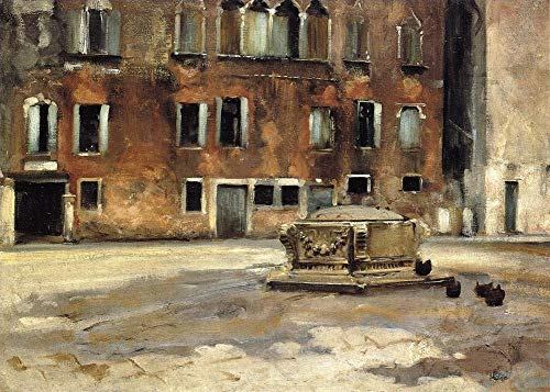 24 Art Paintings Campo San Agnese Venise John Singer Sargent buildings Oil Painting on Canvas - Wall Decor 03, £70-£1500 Hand Painted by Art Academies' Teachers