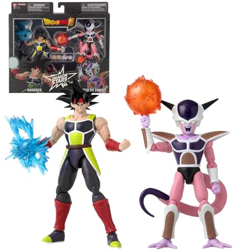 Bandai - Dragon Ball Super - Figurines Dragon Stars 17cm - Battle Pack - Bardock vs Freezer 1è forme - Licence Officielle Dragon Ball - Pack de 2 figurines Collection - Jouet Enfant 4 ans et + - 37174