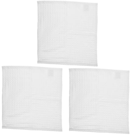 LALADEFIEE 3stücke Gesichtshandtücher Baumwolle Saugfähige Waschlappen Wiederverwendbare Tücher Für Gesicht Und Körper Kleine Quadratische Handtücher Für Badezimmer Und Dusche Make-up-entfern