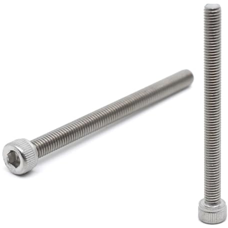 10x Vis CHC M5 x 60mm inox - Vis BTR en Acier Inoxydable A2 Six pans Creux Tête Cylindrique - DIN 912 tête ronde pour rondelle et écrou