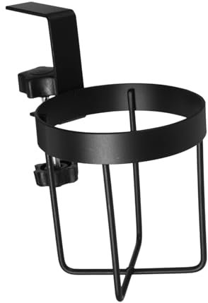 TOPBATHY Portavasos De Escritorio Abrazadera Soporte para Vasos Clip De Mesa Resistente Fácil De Instalar