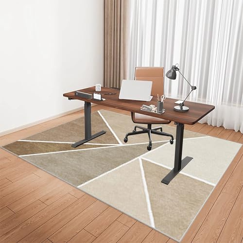 Bodenschutzmatte Bürostuhl Teppich Unterlage, Stuhlmatte für Hartböden, Kratzfeste Bürostuhl Unterlage für Büro und Zuhause, Schreibtischstuhl Unterlage für Laminat, Gamer Teppich 180 x 230 cm