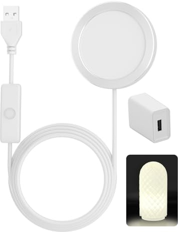 3D-Drucker LED-Lampen-Kit für Bambu lab A1/A1mini/P1S/P1P/X1C: Makerworld Maker's Supply Hardware-Kit, 3D-Drucker Creative Model Components Stand, Warmes Licht
