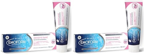 Emoform Dentifricio Gengive Sane 75ml - con Sali di Sodio ed Esetidina - Riduce il Sanguinamento Gengivale in oltre il 90% dei casi donando sollievo dall'irritazione - Rinforza lo Smalto